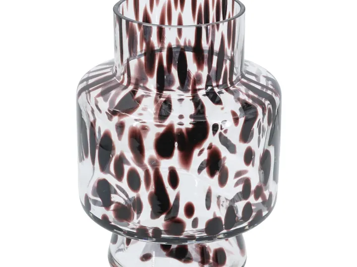 Spotted Glass Vase – 20cm