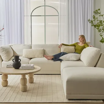 Bexley Modular Sofa California Ivory - 5 Piece product view 3