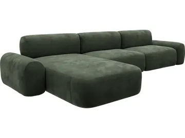 Orsay Muse Forest Chaise Sofa - 3 Seater product view 3