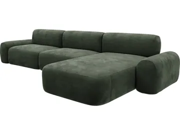 Orsay Muse Forest Chaise Sofa - 3 Seater product view 4