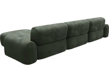 Orsay Muse Forest Chaise Sofa - 3 Seater product view 8