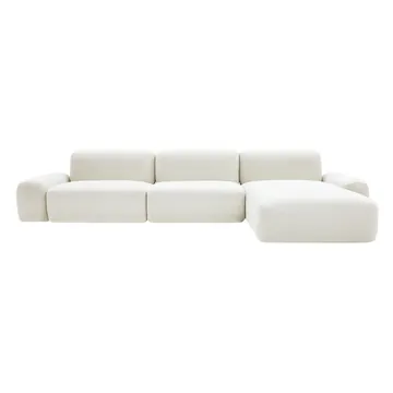 Orsay Noa Fog Chaise Sofa - 3 Seater product view 1