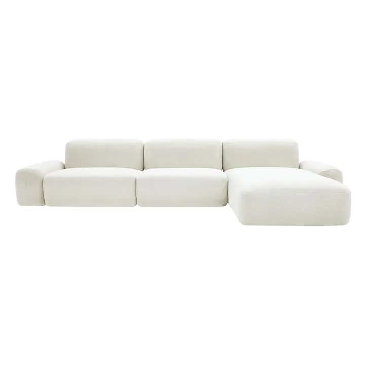 Orsay Noa Fog Chaise Sofa - 3 Seater