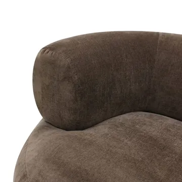 Giselle Muse Chocolate 1.5 Seater Left Arm Facing Chair Module product view 7