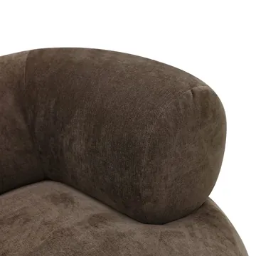 Giselle Muse Chocolate Sofa - 3 Seater product view 7