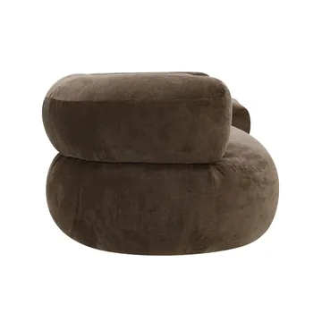 Giselle Muse Chocolate Swivel Armchair product view 5