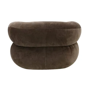 Giselle Muse Chocolate Swivel Armchair product view 6