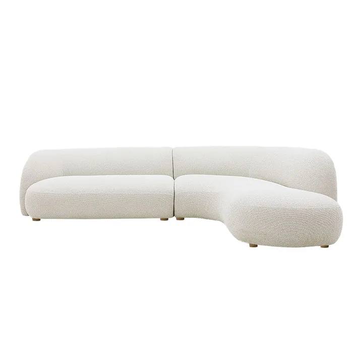 Laurent Alba Oatmeal Sofa - 2 Seater with Right Terminal