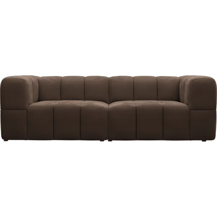 Oxford Muse Chocolate Modular Sofa - 2 Piece