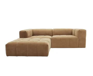 Oxford Tribute Chestnut Modular Sofa with Ottoman - 3 Piece product view 2