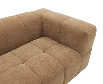 Oxford Tribute Chestnut Modular Sofa with Ottoman - 3 Piece product view 8
