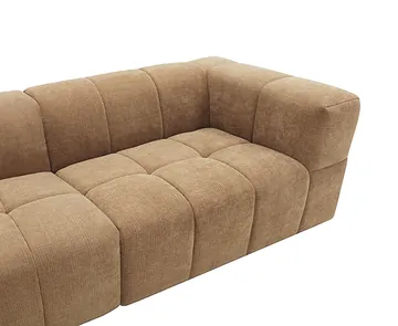 Oxford Tribute Chestnut Modular Sofa with Ottoman - 3 Piece product view 11