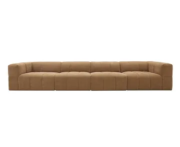 Oxford Tribute Chestnut Modular Sofa - 4 Piece product view 1