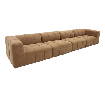 Oxford Tribute Chestnut Modular Sofa - 4 Piece product view 2