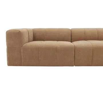 Oxford Tribute Chestnut Modular Sofa with Ottoman - 5 Piece product view 5