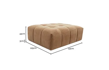 Oxford Tribute Chestnut Ottoman product view 5