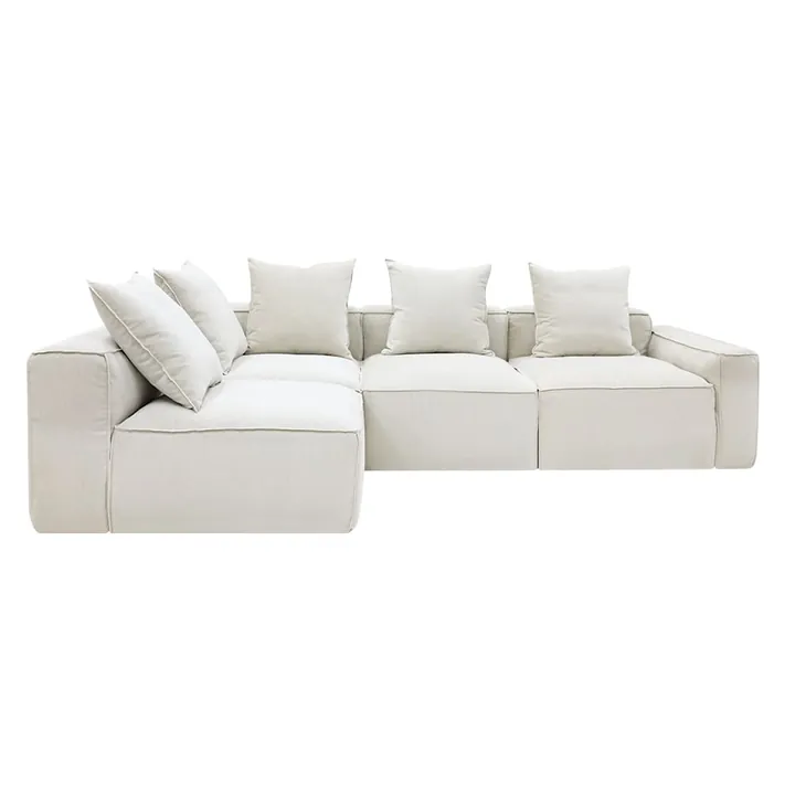 Portman Muse Flax Corner Sofa - 4 Seater LAF Terminal