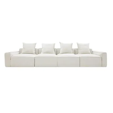 Portman Muse Flax Sofa - 4 Seater product view 1