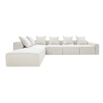 Portman Muse Flax Sofa - 6 Seater LAF Terminal product view 1