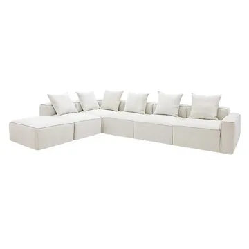 Portman Muse Flax Sofa - 6 Seater LAF Terminal product view 2