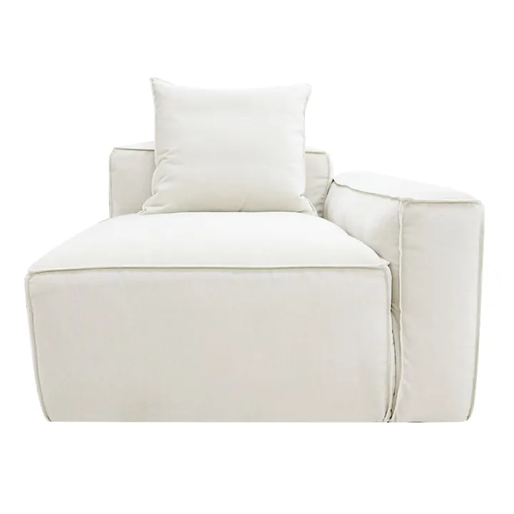 Portman Muse Flax Right Arm Facing Chair Module
