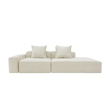 Norwood Muse Flax 3 Seater Terminal Right Modular Sofa product view 1