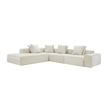 Norwood Muse Flax 5 Seater Terminal Left Corner Modular Sofa product view 1