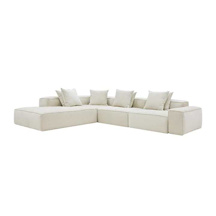 Norwood Muse Flax 5 Seater Terminal Left Corner Modular Sofa