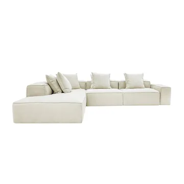 Norwood Muse Flax 5 Seater Terminal Left Corner Modular Sofa product view 2