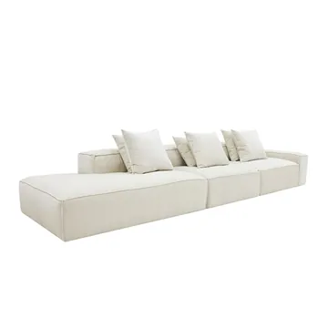 Norwood Muse Flax 4 Seater Terminal Left Modular Sofa product view 3