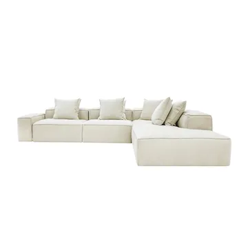 Norwood Muse Flax 5 Seater Terminal Right Corner Modular Sofa product view 2