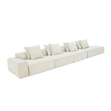 Norwood Muse Flax 5 Seater Terminal Right Modular Sofa product view 2