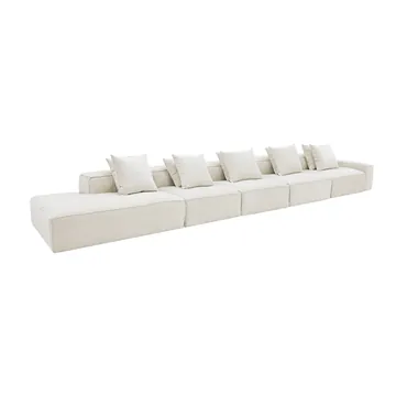 Norwood Muse Flax 6 Seater Terminal Left Modular Sofa product view 2