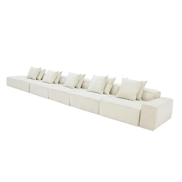 Norwood Muse Flax 6 Seater Terminal Left Modular Sofa product view 3