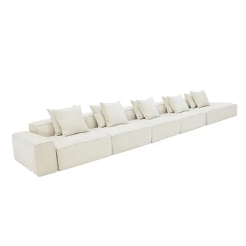 Norwood Muse Flax 6 Seater Terminal Right Modular Sofa product view 2