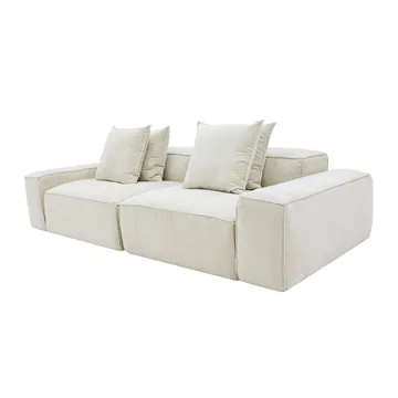 Norwood Muse Flax 2 Seater Modular Sofa product view 3