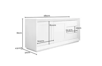 Marais Buffet Black - 180cm product view 13