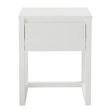 Langham Bedside Table White product view 1