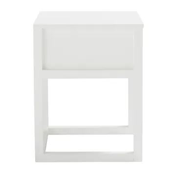 Langham Bedside Table White product view 5