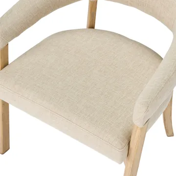 Bronte Dining Chair Brushed Elm & Natural product view 7