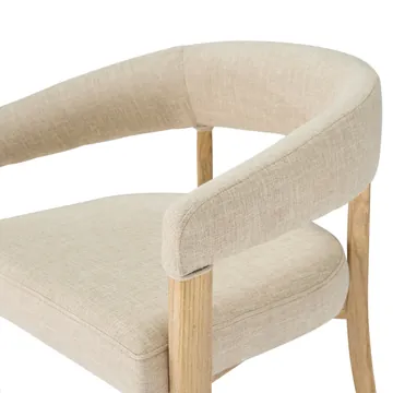 Bronte Dining Chair Brushed Elm & Natural product view 8