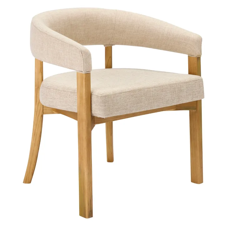 Bronte Dining Chair Black in Natural Jarrah Stain