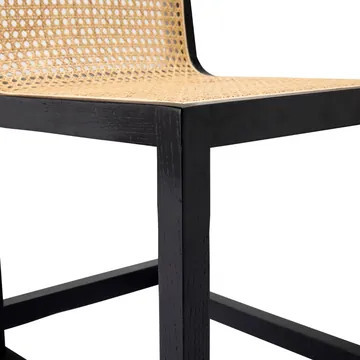 Ravello Black & Rattan Counter Stool product view 8