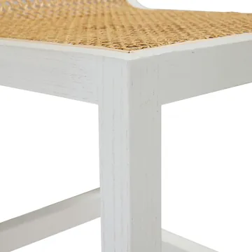 Ravello White & Rattan Counter Stool product view 6