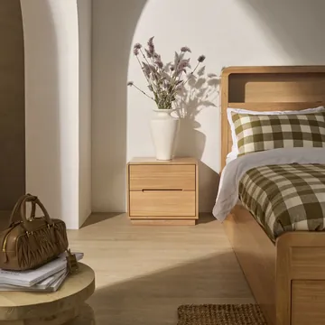Aurelia Bedside Table - 2 Drawer product view 2