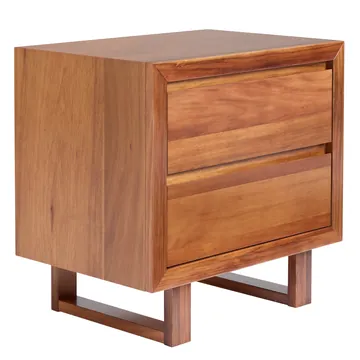 Delphine Bedside Table Blackwood - 2 Drawer product view 2