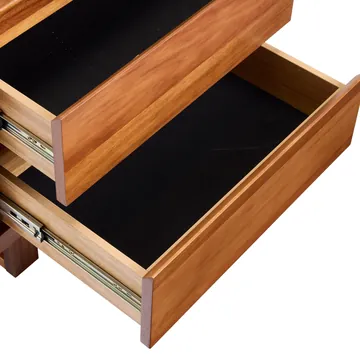 Delphine Bedside Table Blackwood - 2 Drawer product view 5