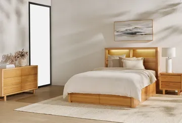 Delphine Bedside Table - 2 Drawer product view 2
