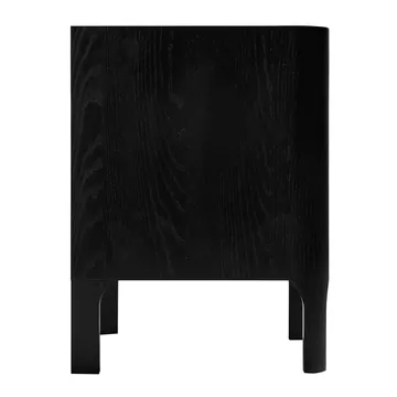 Indira Black & Ceramic Top Bedside Table - 2 Drawer product view 4