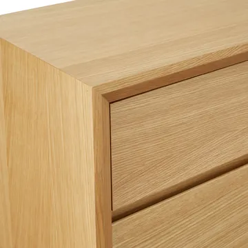 Umbria Oak Bedside Table - 2 Drawer product view 8
